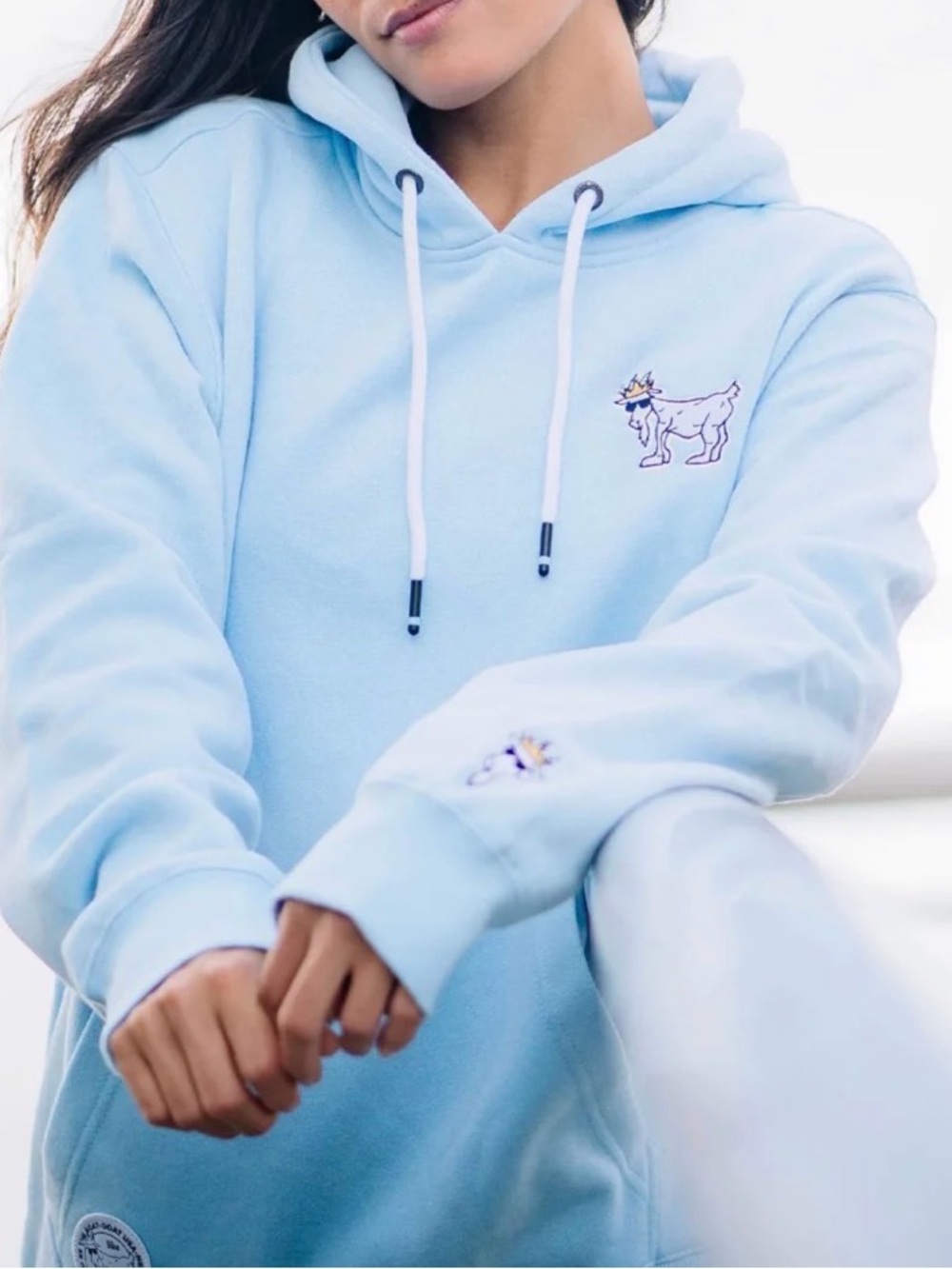 GOAT USA OG Iconic Heavenly Soft Hoodie, Adult Medium